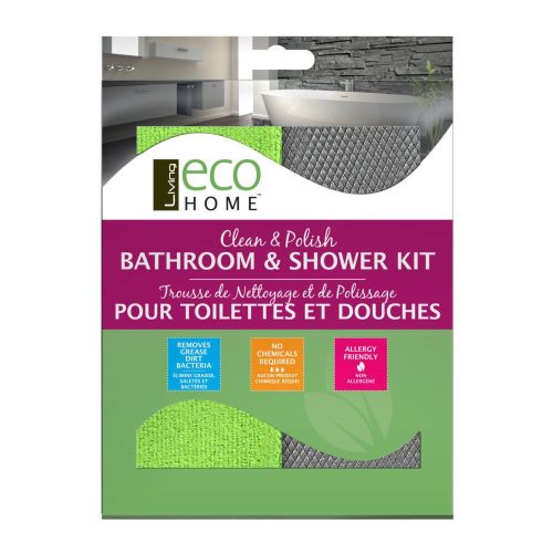EcoHome Fürdőszobai és Konyhai Takarító Kendő - Rozsdamentes felületek és INOX háztartási eszközök tisztítására