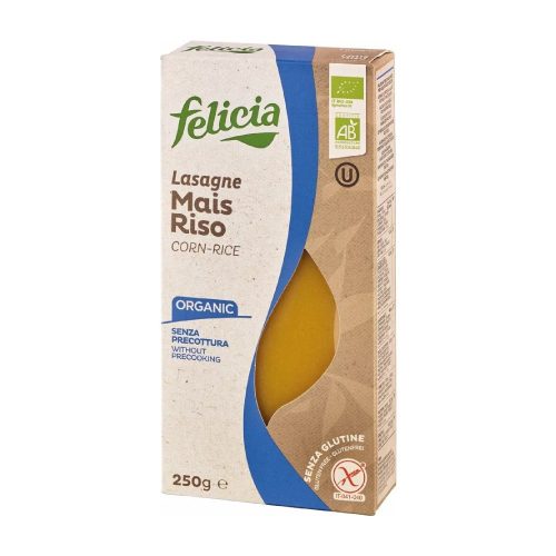 Felicia Bio Kukorica-rizs lasagne gluténmentes tészta 250 g
