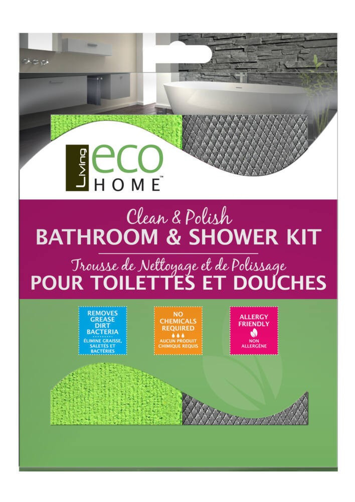 EcoHome Fürdőszobai és Konyhai Takarító Kendő - Rozsdamentes felületek és INOX háztartási eszközök tisztítására